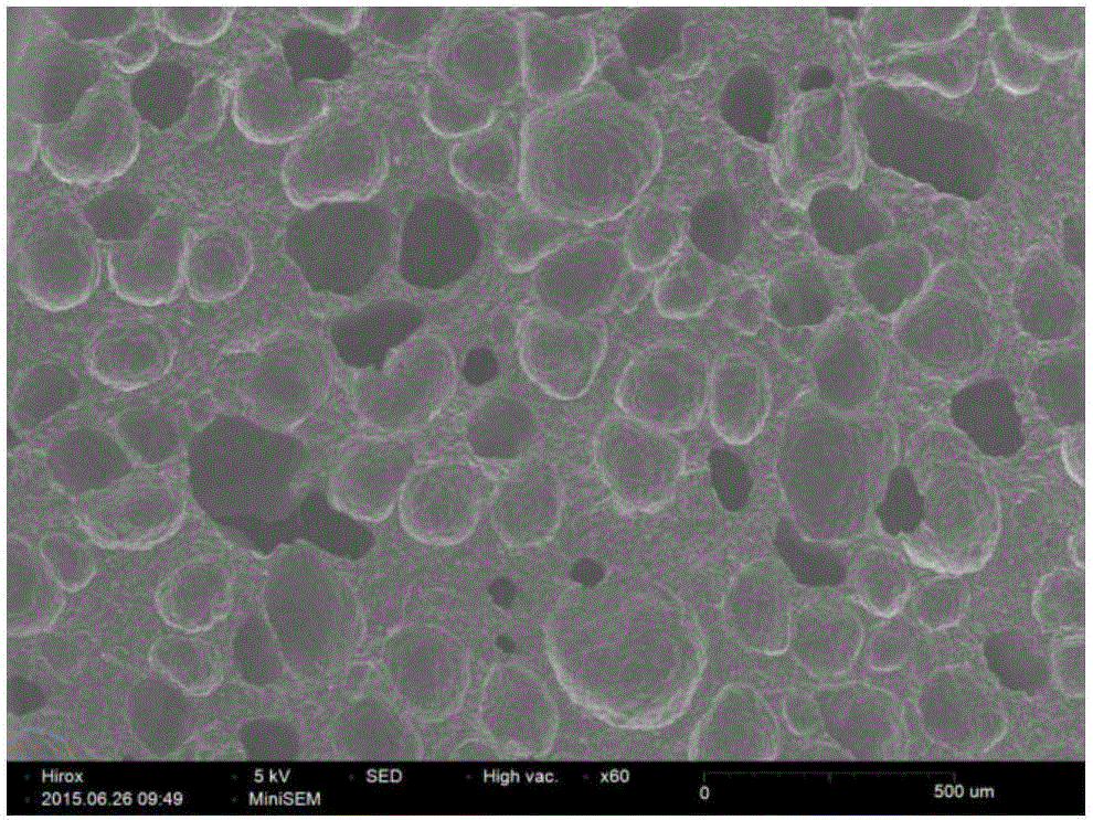 Silicone rubber foam material suitable for cultural relic liner protection and preparation method of silicone rubber foam material