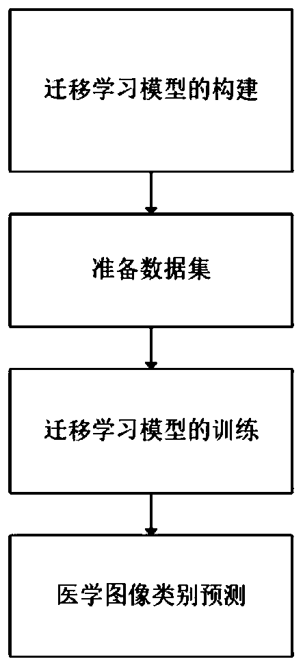 Cancer image prediction and discrimination method and system based on transfer learning