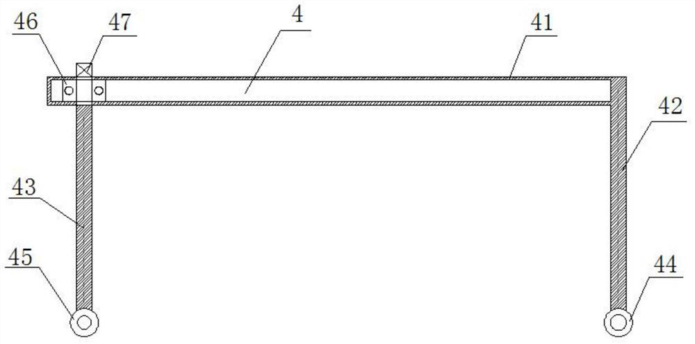 A measuring tool for the error detection of the center of two circles of an automobile piston connecting rod