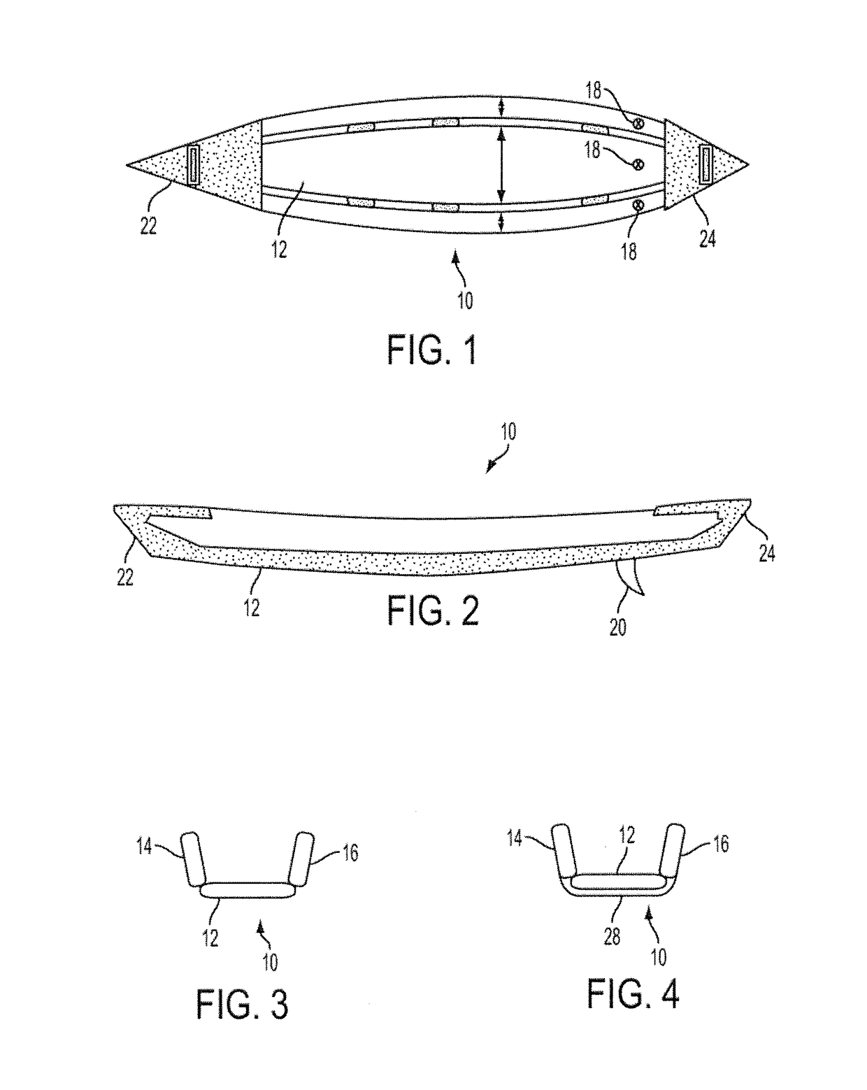 Drop stitch inflatable boat