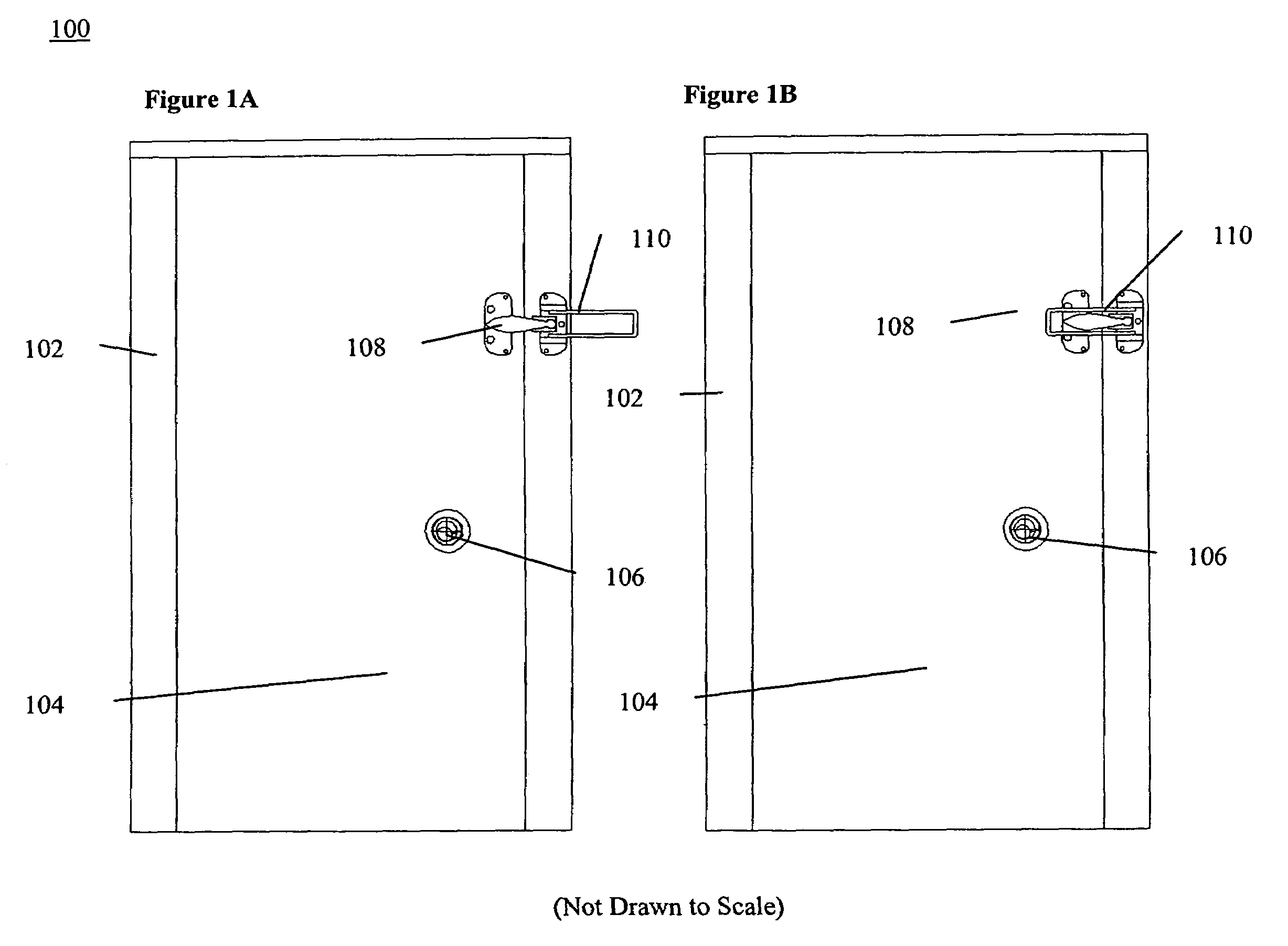 Articles, systems, and methods for suppressing noise and/or vibrations in hotel/motel doors