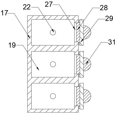 A paint spraying device for automobile door panel processing