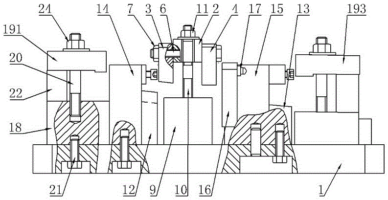 Fixtures for pitch machining of aerospace thin-walled blades