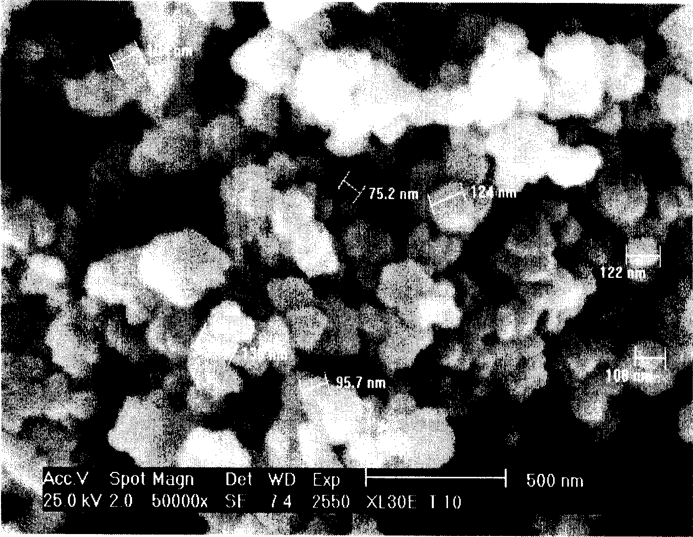 Method for preparing ZSM-5 zeolite in small crystal grain