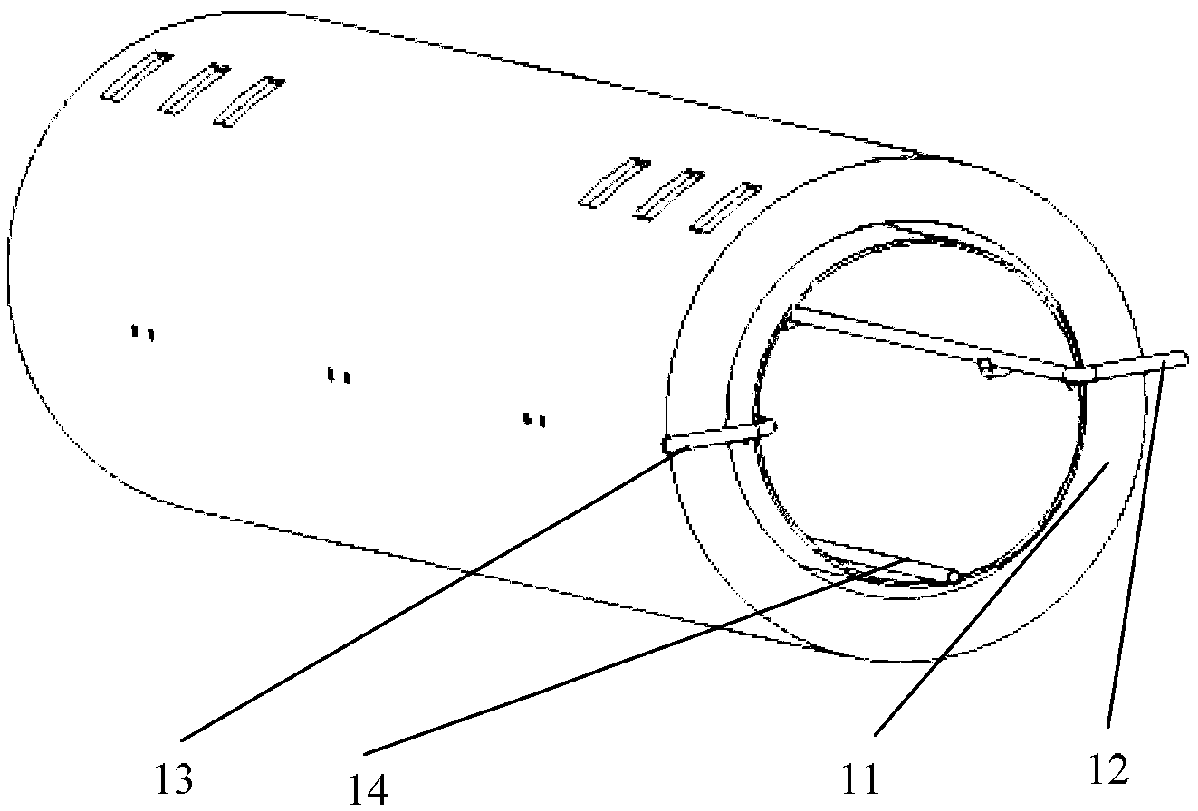 Continuous diffusion furnace and its ventilation method