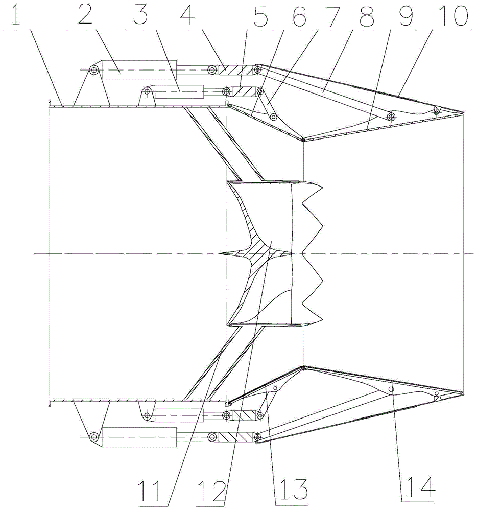 An Axisymmetric Vectoring Nozzle with Good Stealth Function