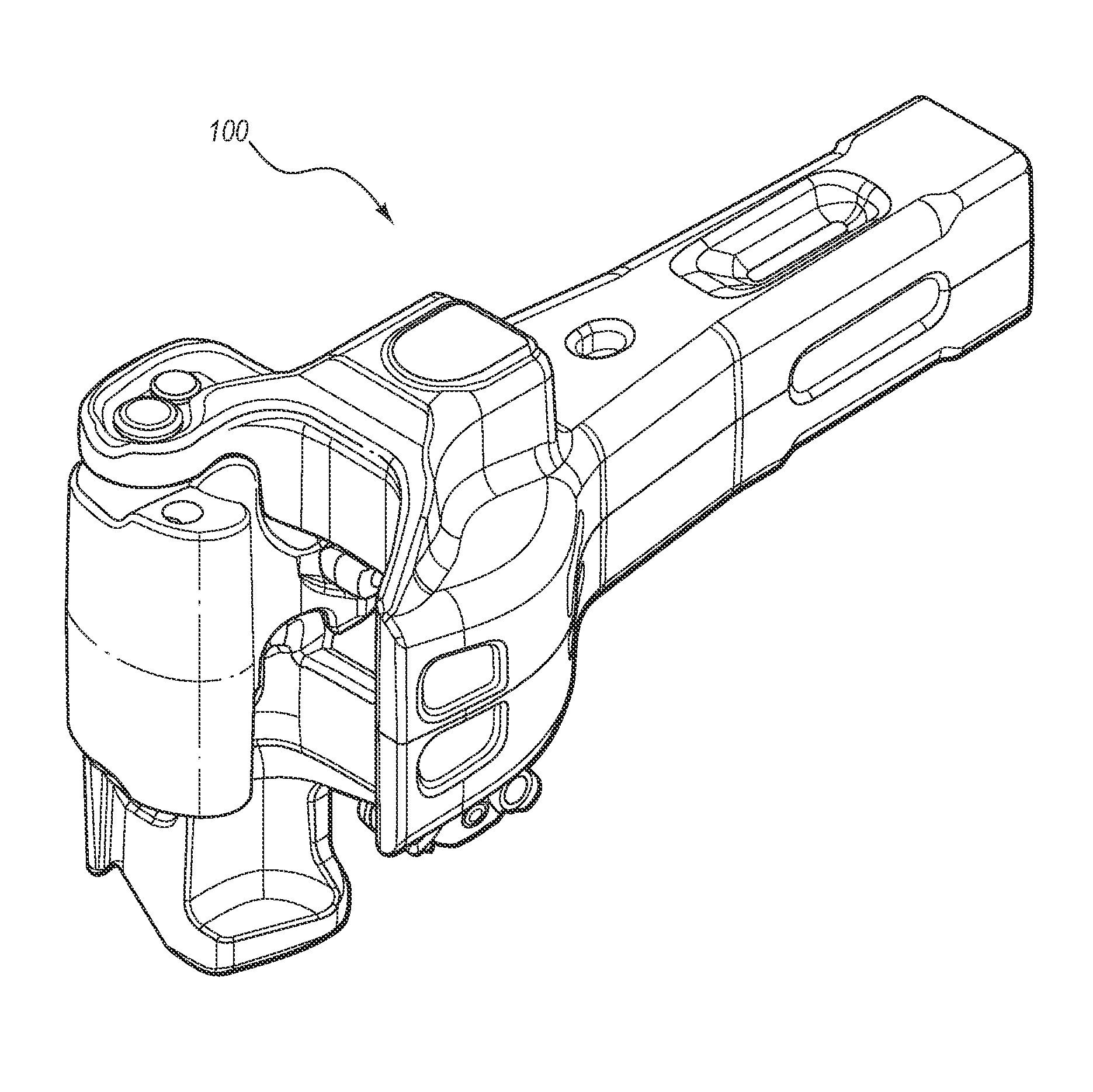 Use of no-bake mold process to manufacture railroad couplers