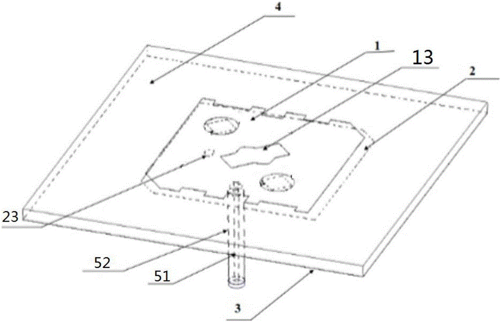 Circular polarization microstrip antenna