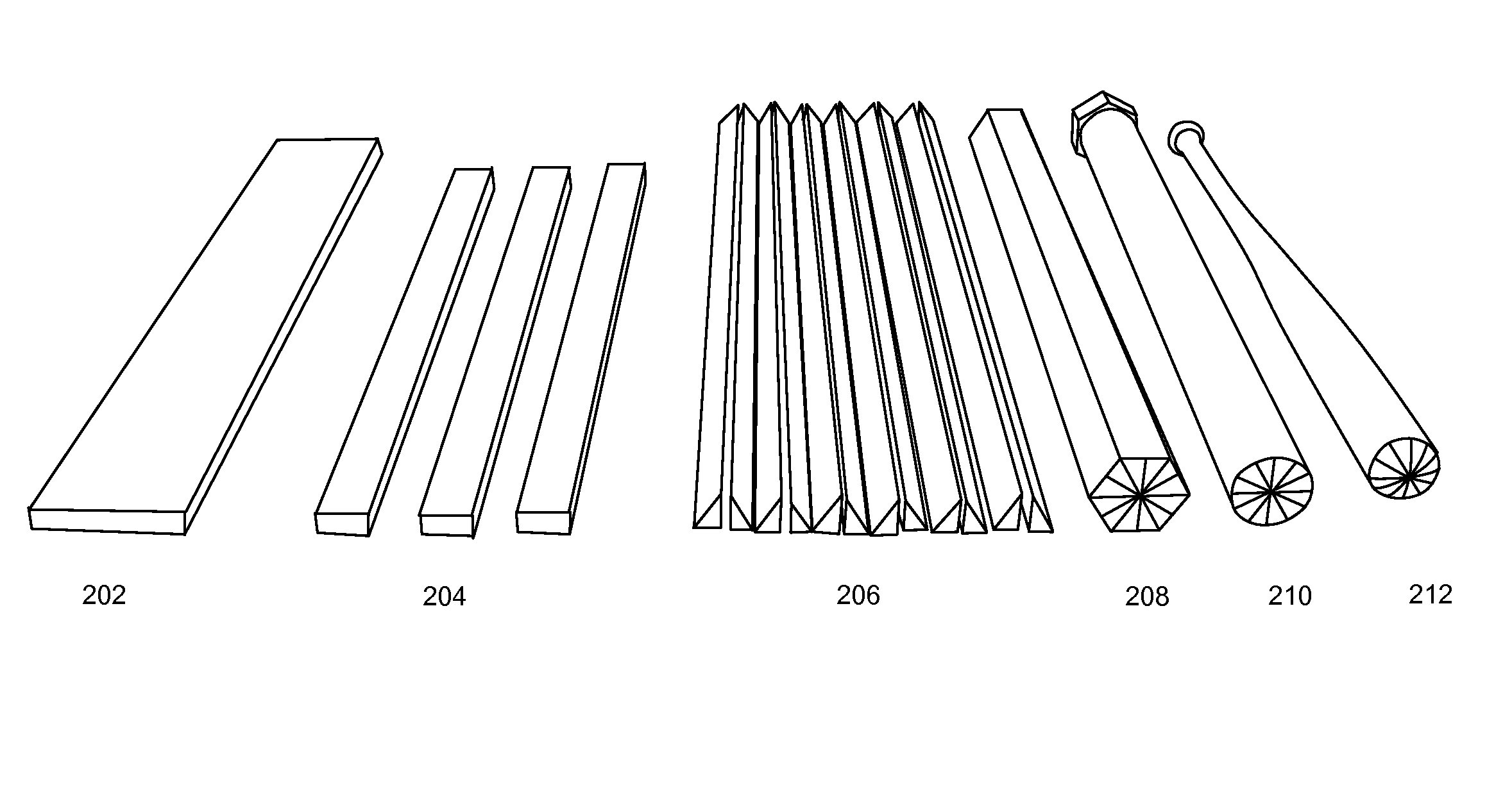 Radial baseball bat