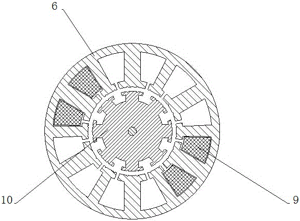 Switched reluctance motor of rechargeable ship and switched reluctance drive device