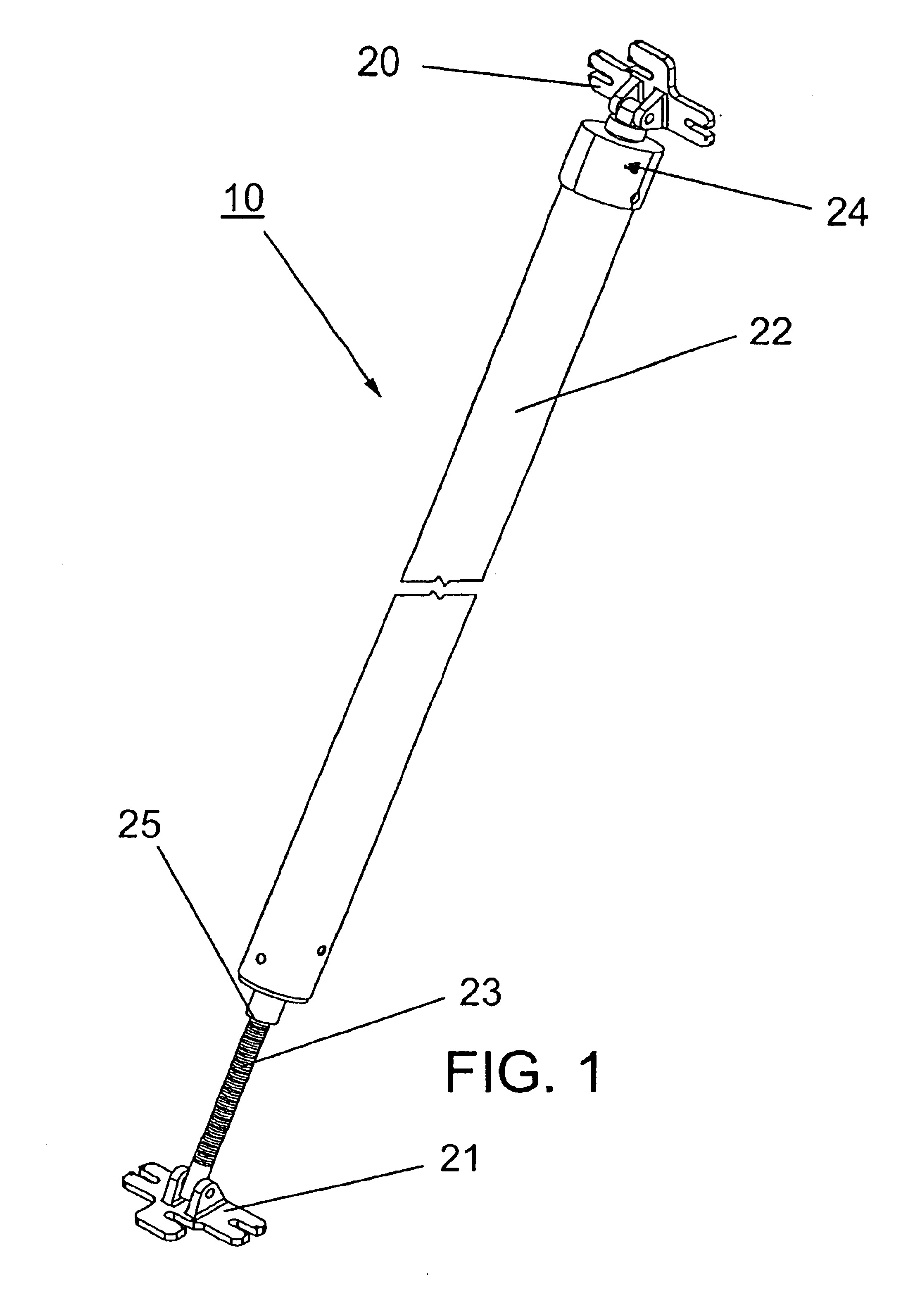 Adjustable support brace and mounting shoe