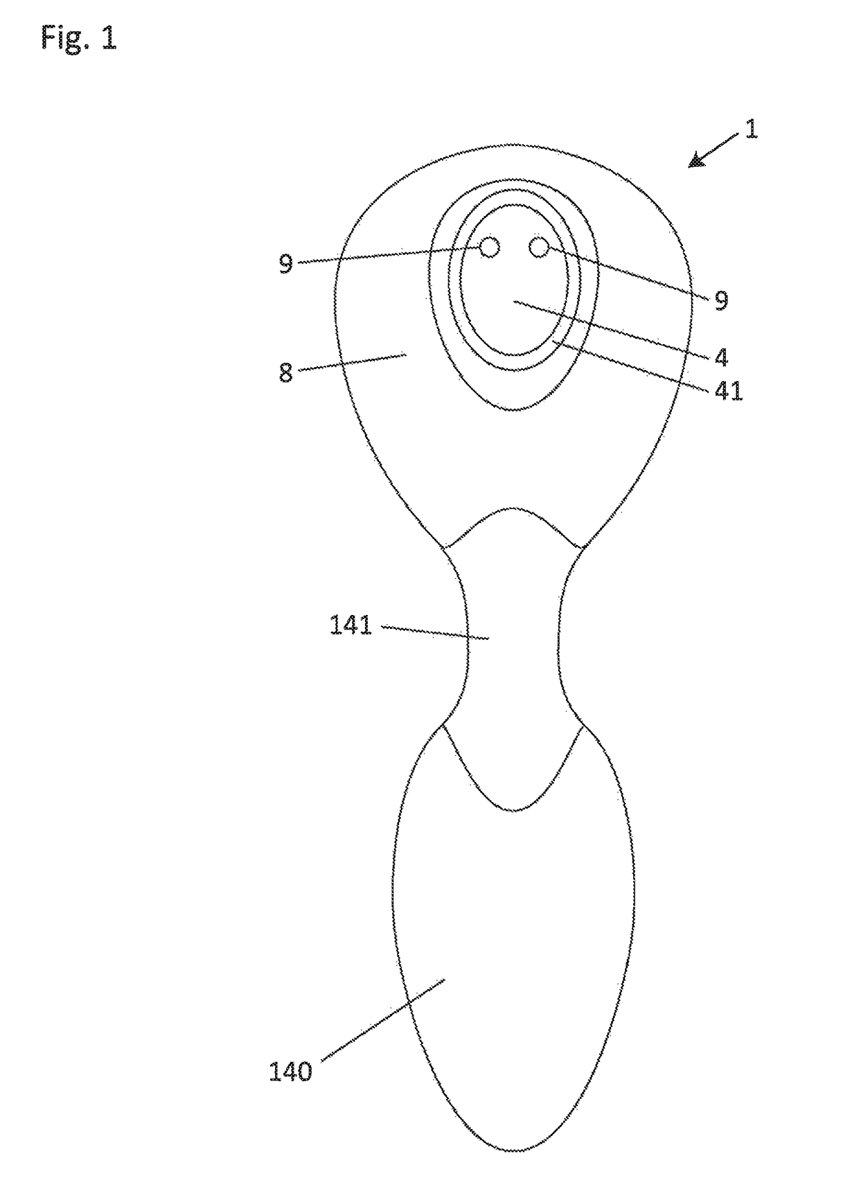 Stimulation device having an appendage