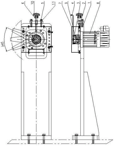 Device and method for arranging S-shaped rubber band on napkin for incontinents