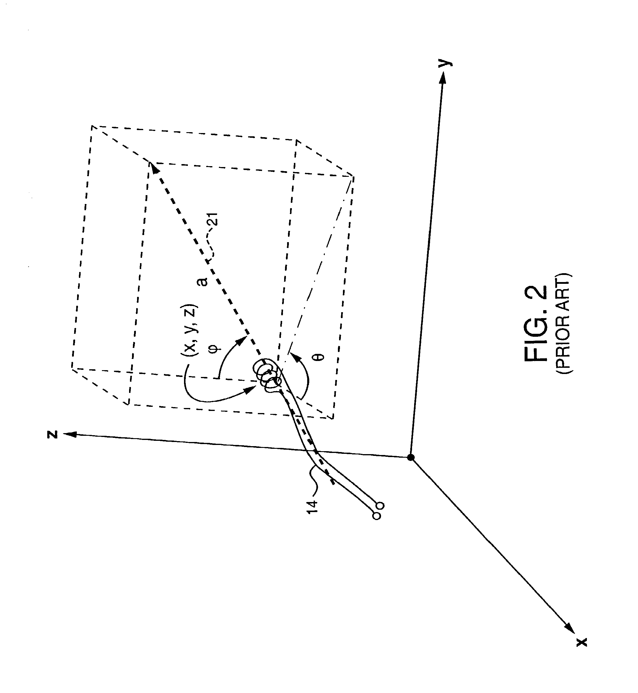 Method and System for Navigating a Catheter Probe in the Presence of Field-Influencing Objects