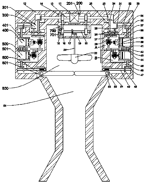 Automatic timing feeding device for livestock breeding