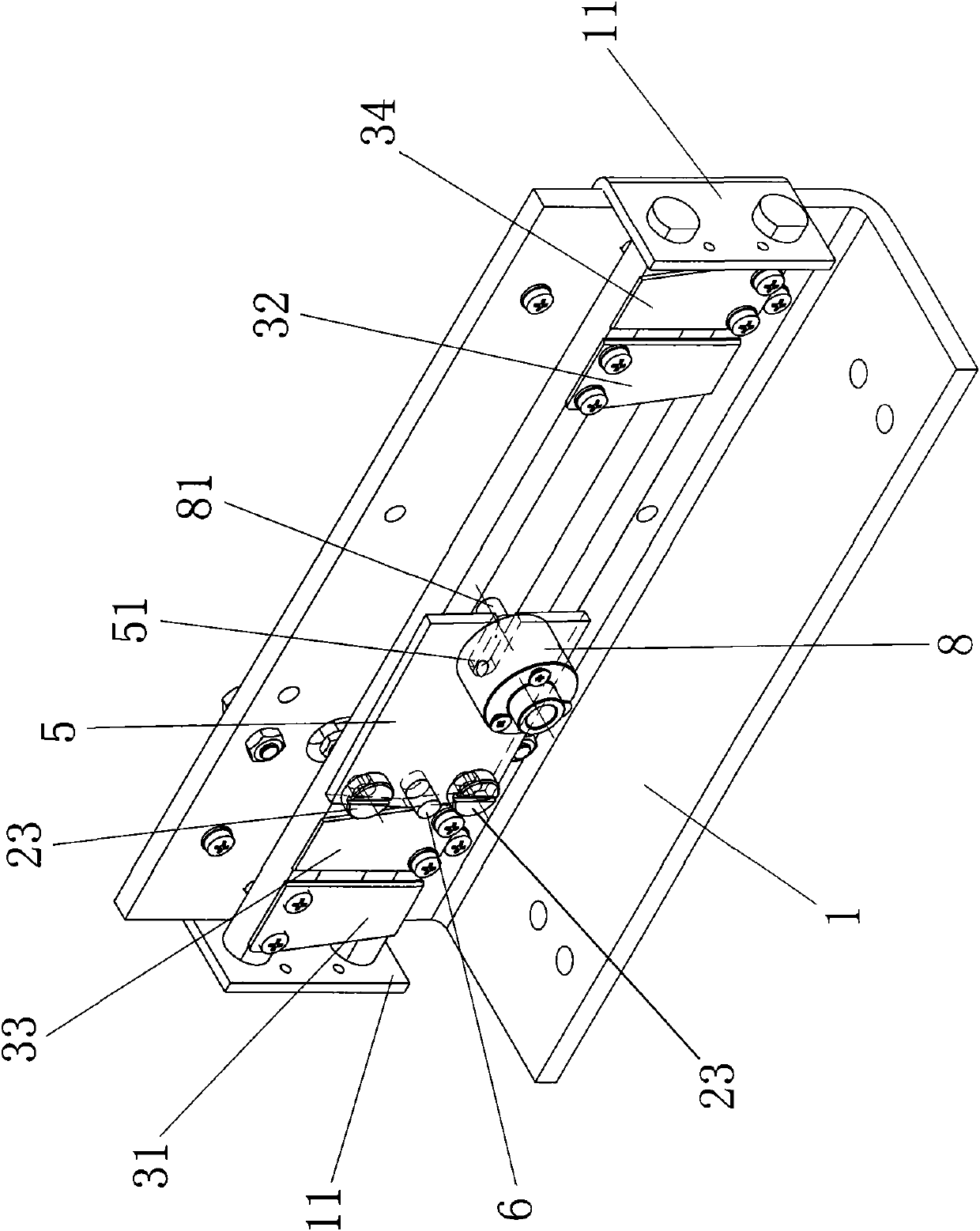 Installation debugging method of continuously variable slit mechanism