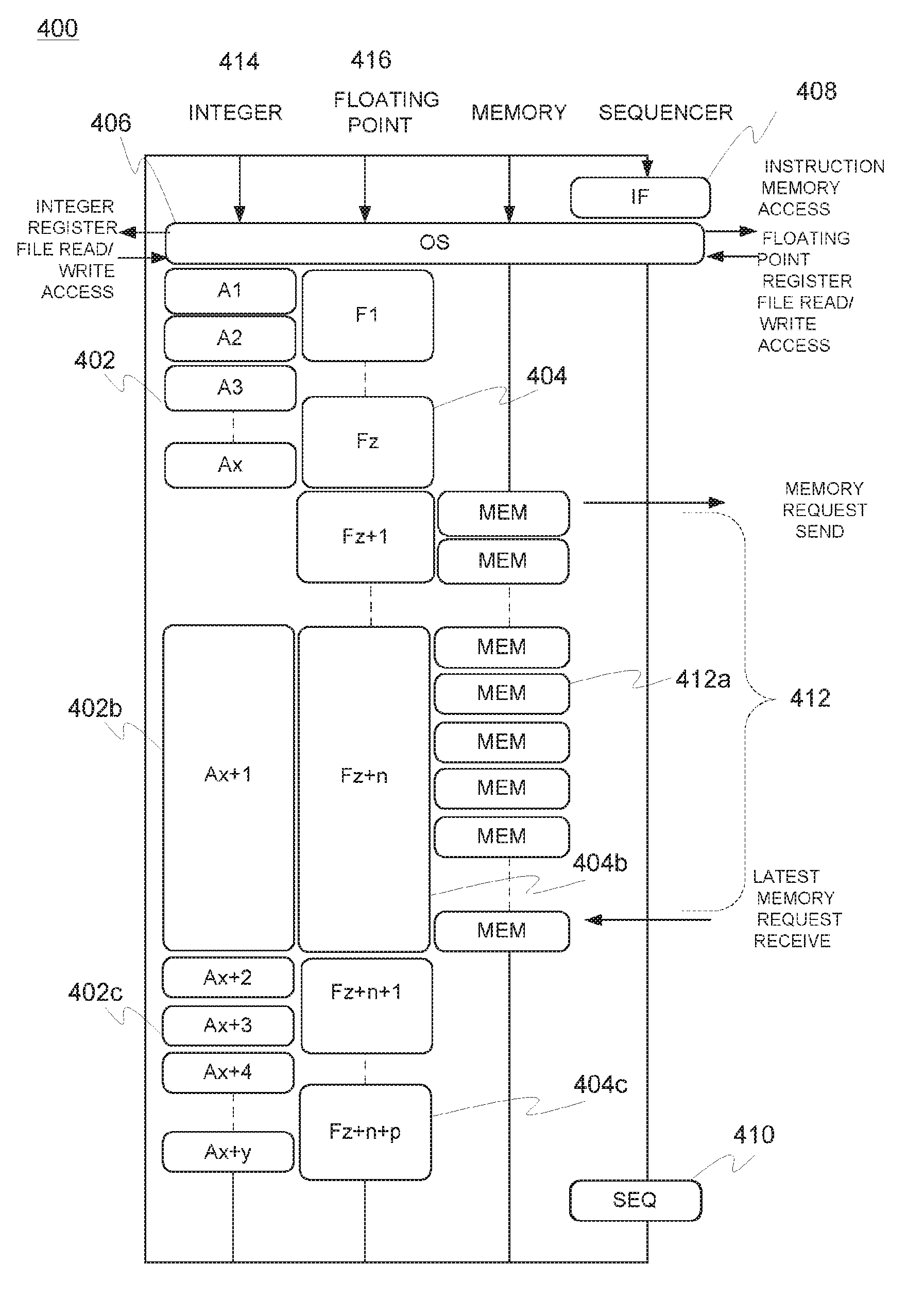 Floating-point supportive pipeline for emulated shared memory architectures