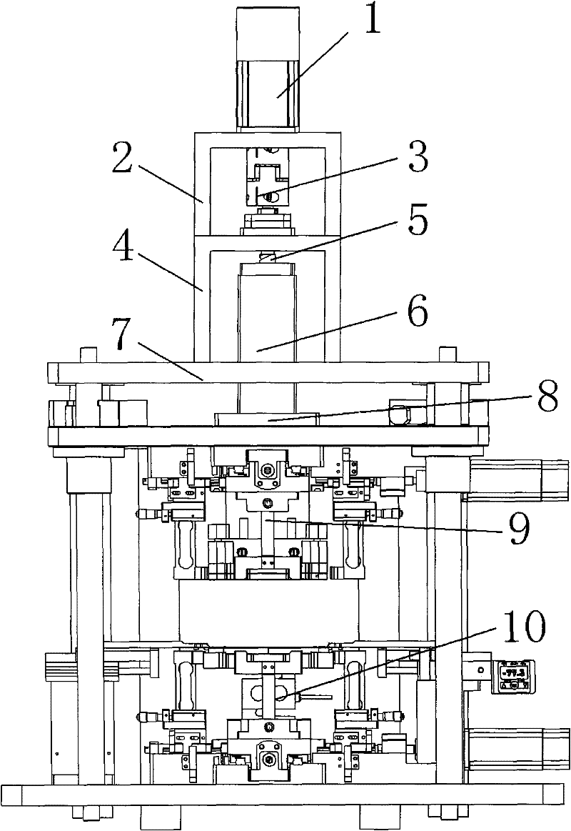 A servo pressing mechanism