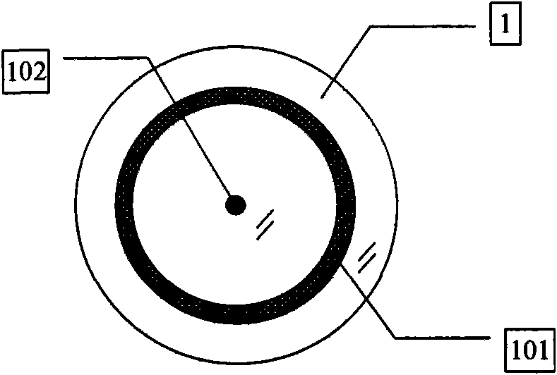 Throughput type fiber optical tweezers based on coaxial dual-waveguide structure and dynamic control method