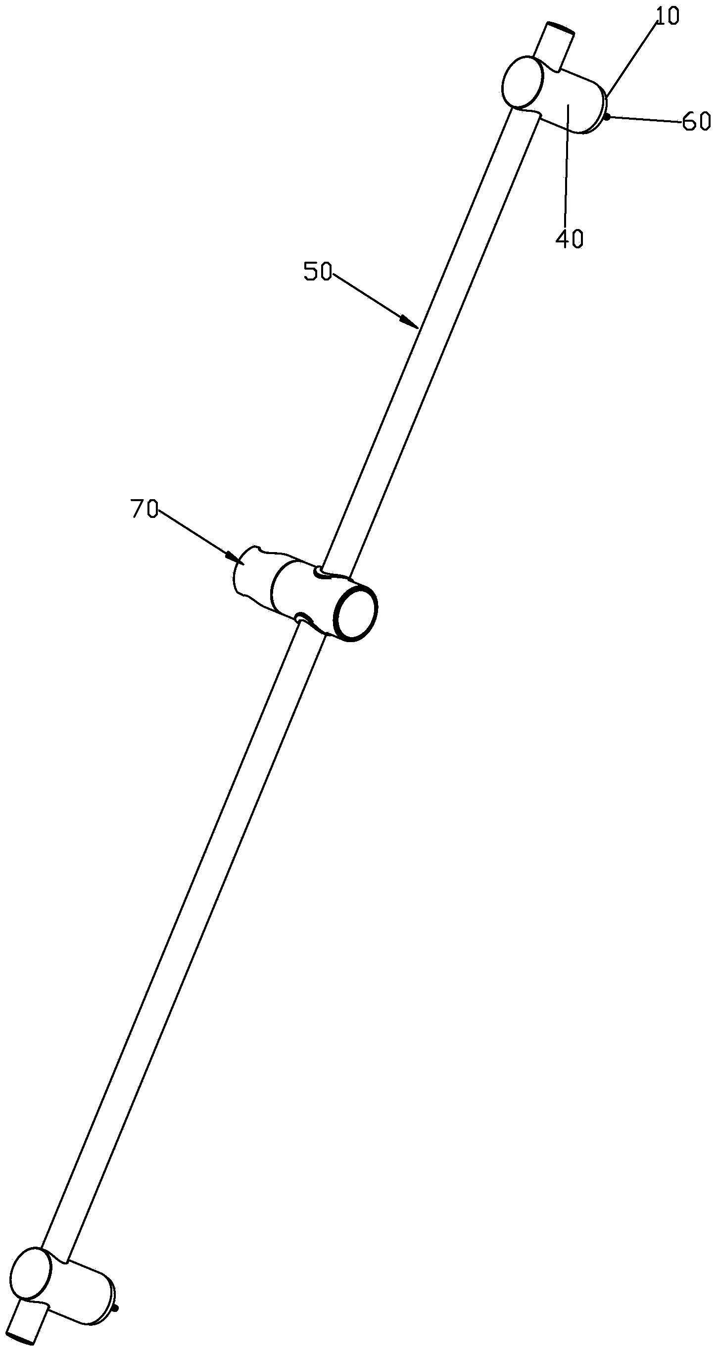 Rapid wall base demounting and mounting component and method and lifting rod