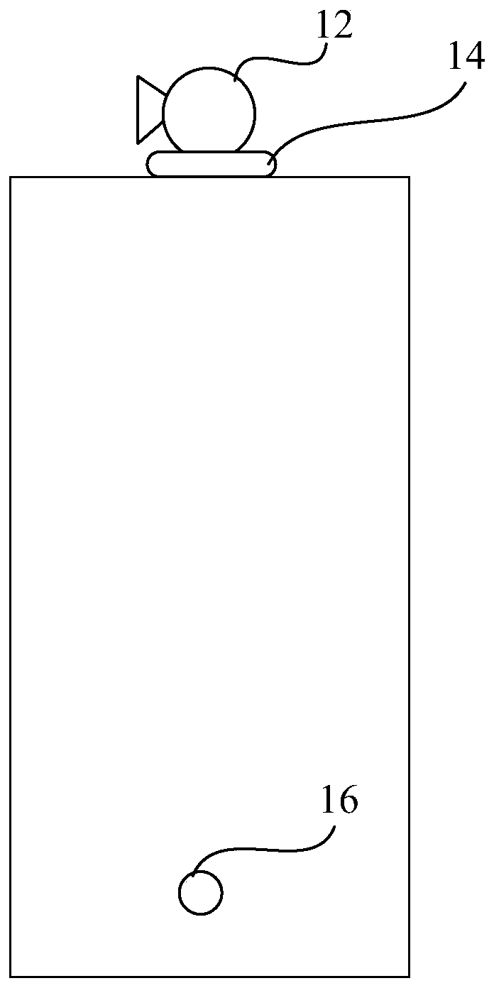 Projection conversation device for video conference and signal processing method