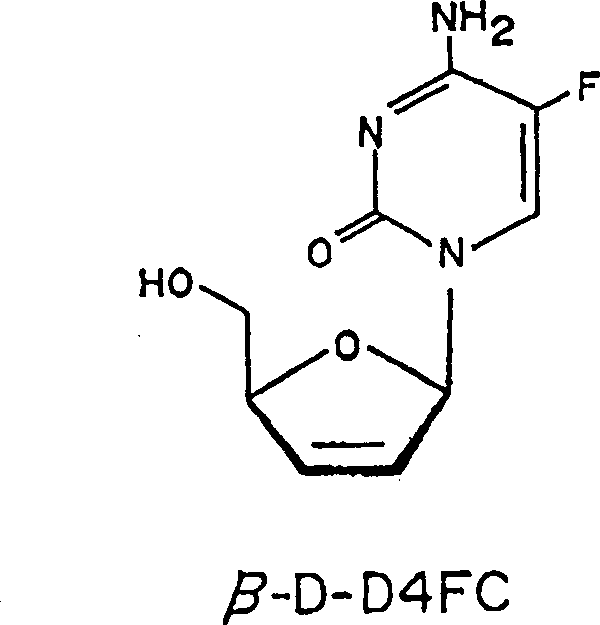 HIV-1 mutation selecting from beta-2',3'-didehydro-2',3-dideoxy-5-fluorocytidine