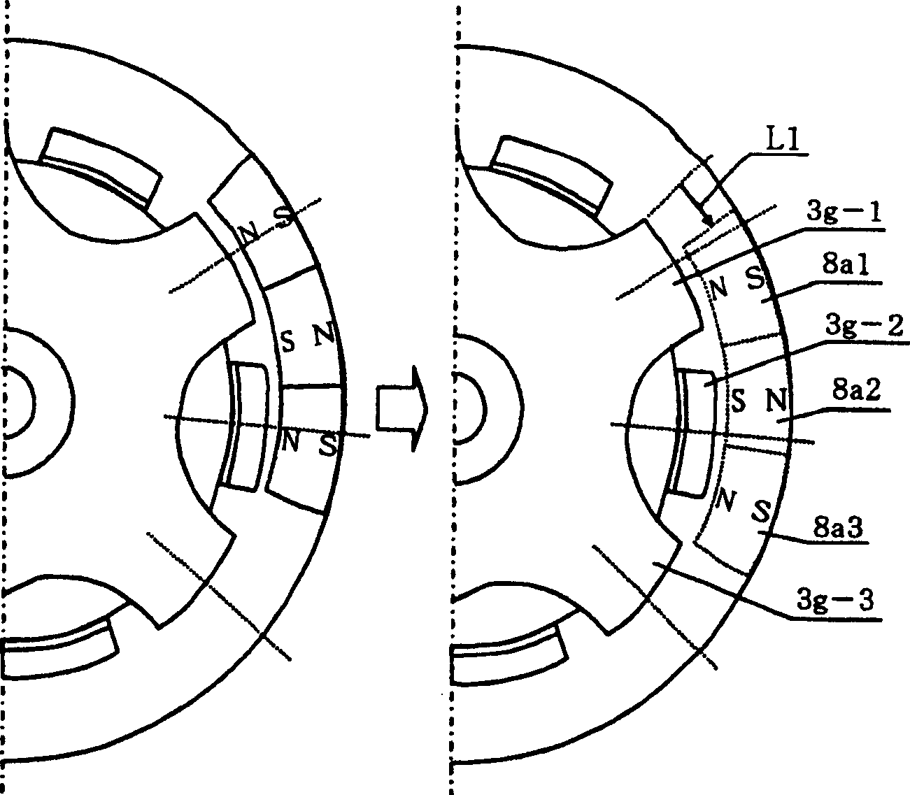 Vibrating motor and portable terminal apparatus using same