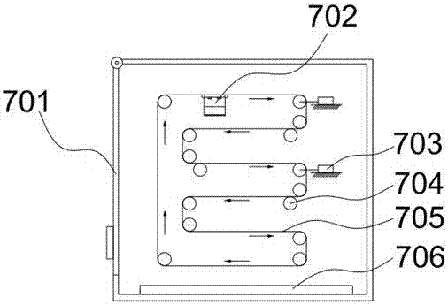 Energy-saving drying device for aquatic products