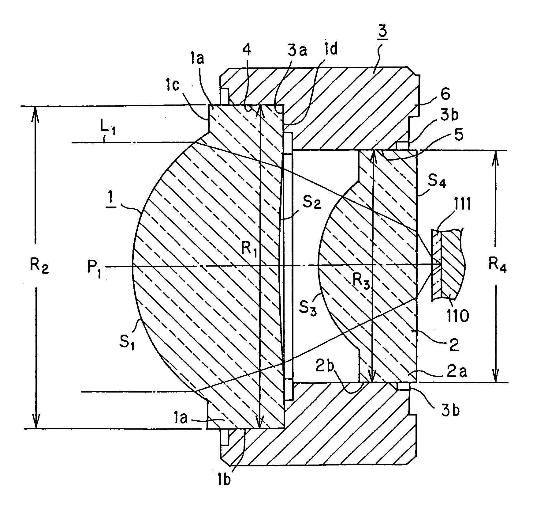 Object lens producing device and producing method