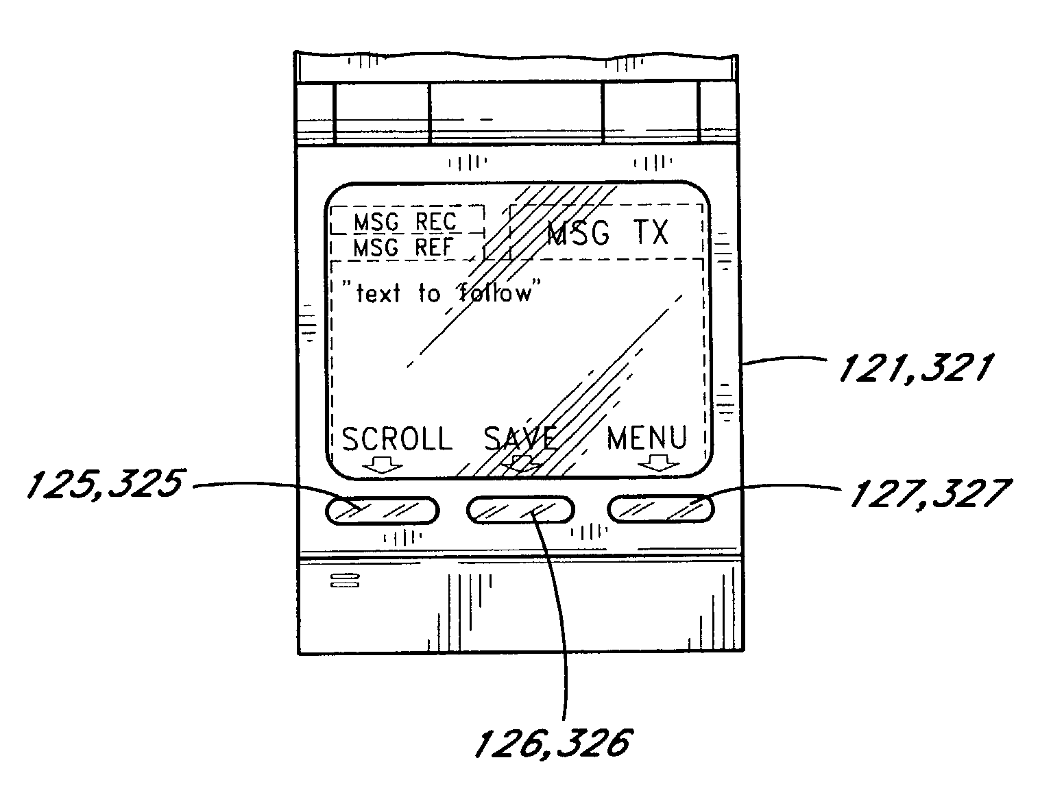 Personal communicator with flip element display