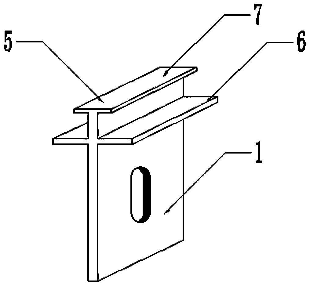 Anchoring mechanical connecting pendant system for decoration and thermal insulation integrated plate of ceramic product