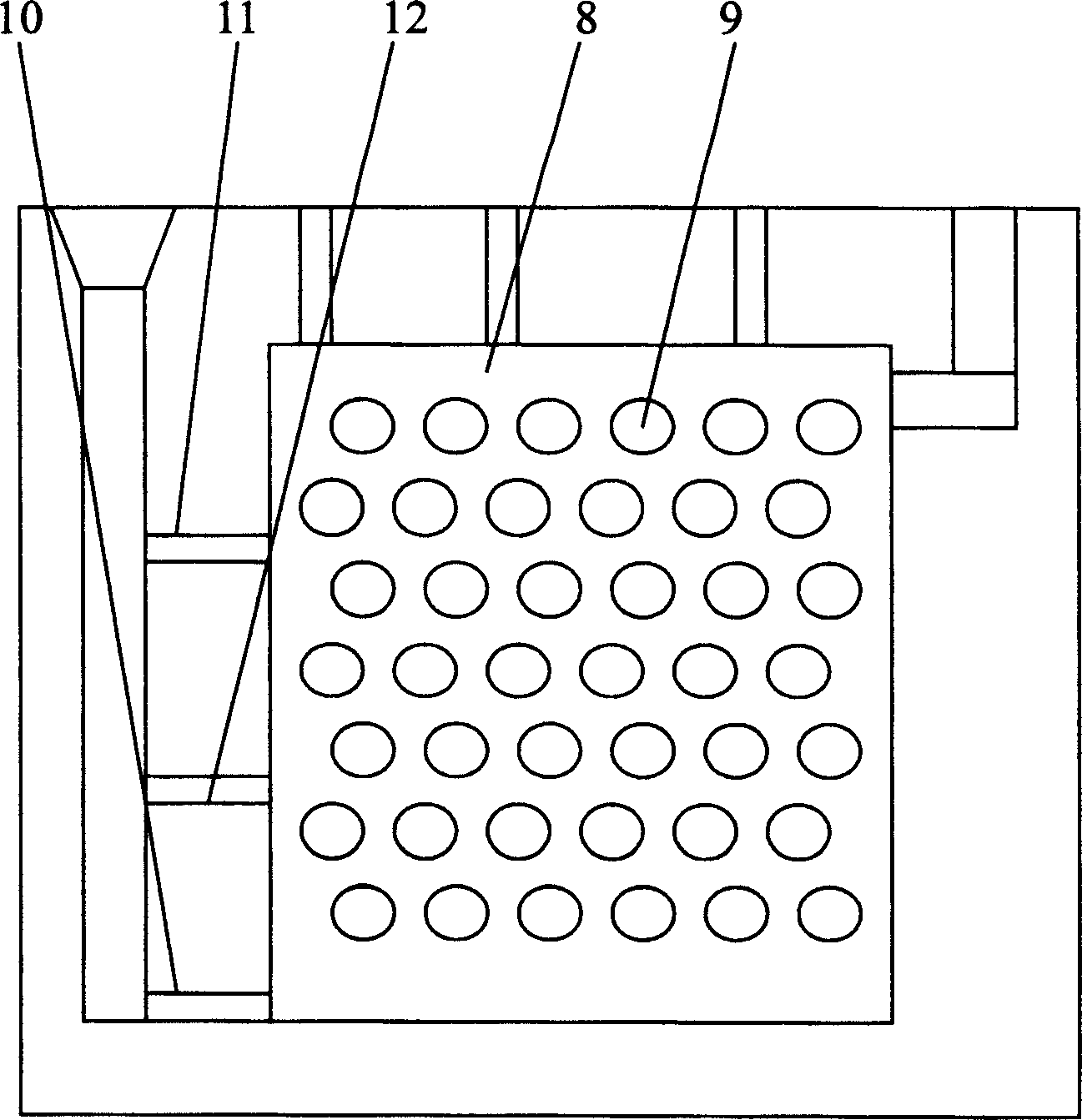 Method for casting hollow mould