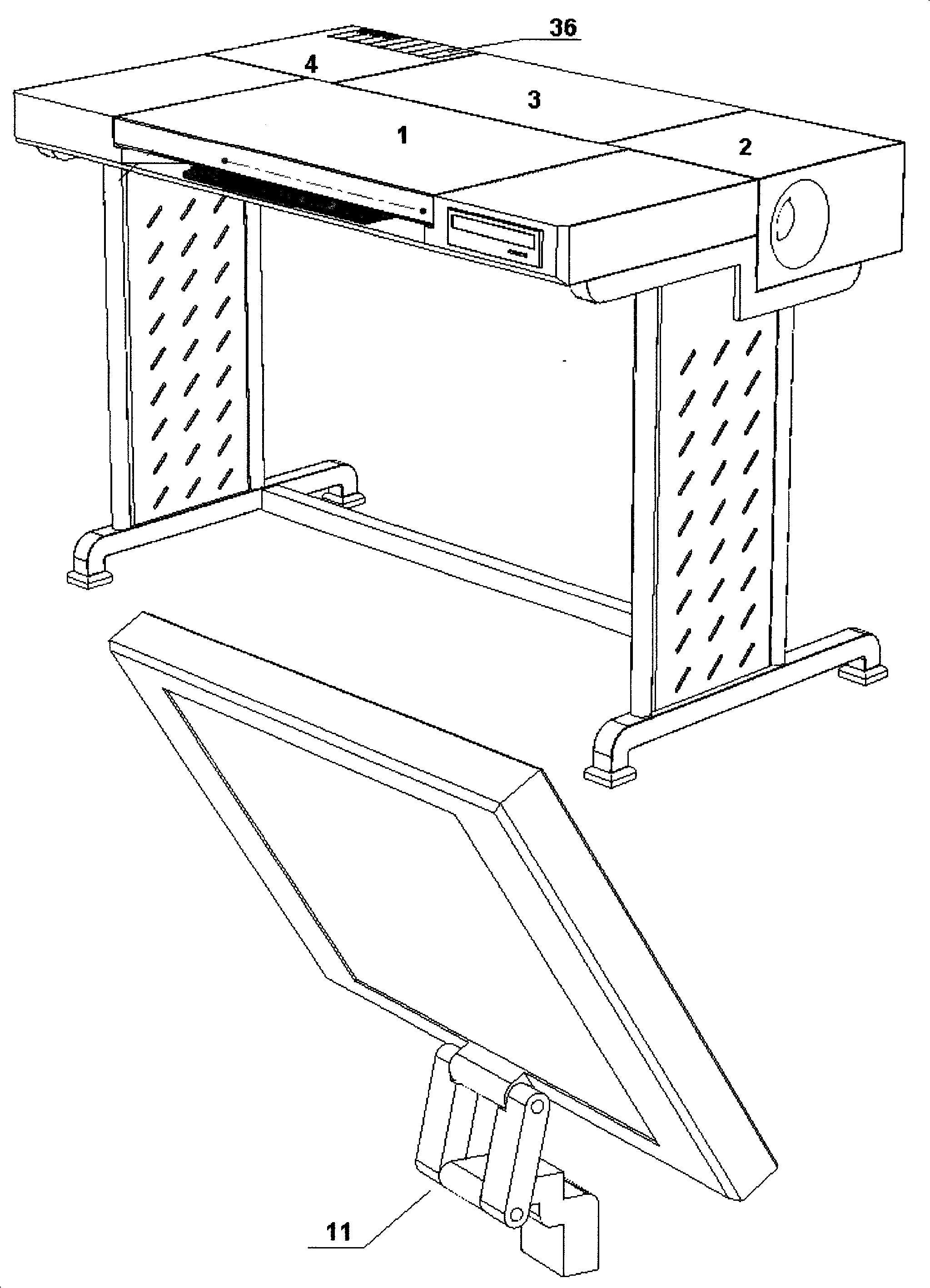 Table type computer