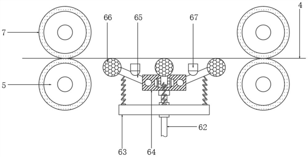 Textile fabric dedusting and ironing device and using method