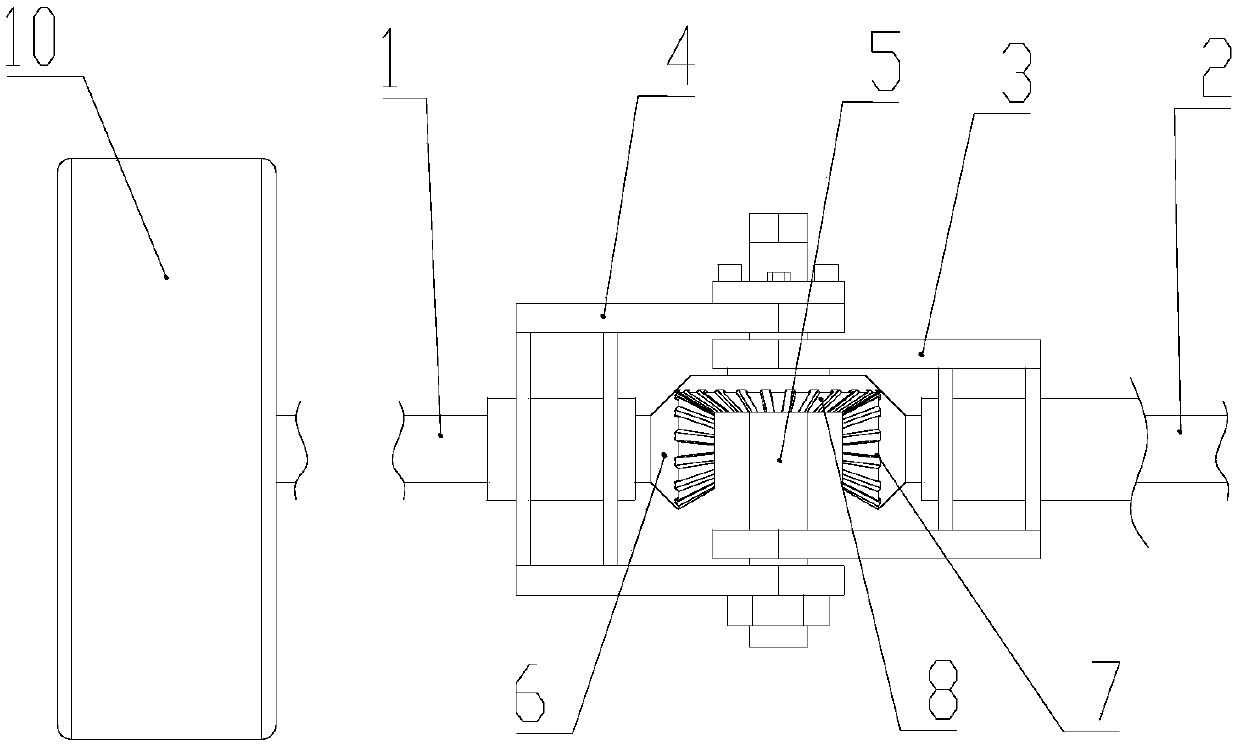 A variable-angle transmission device, vehicle chassis and control method thereof