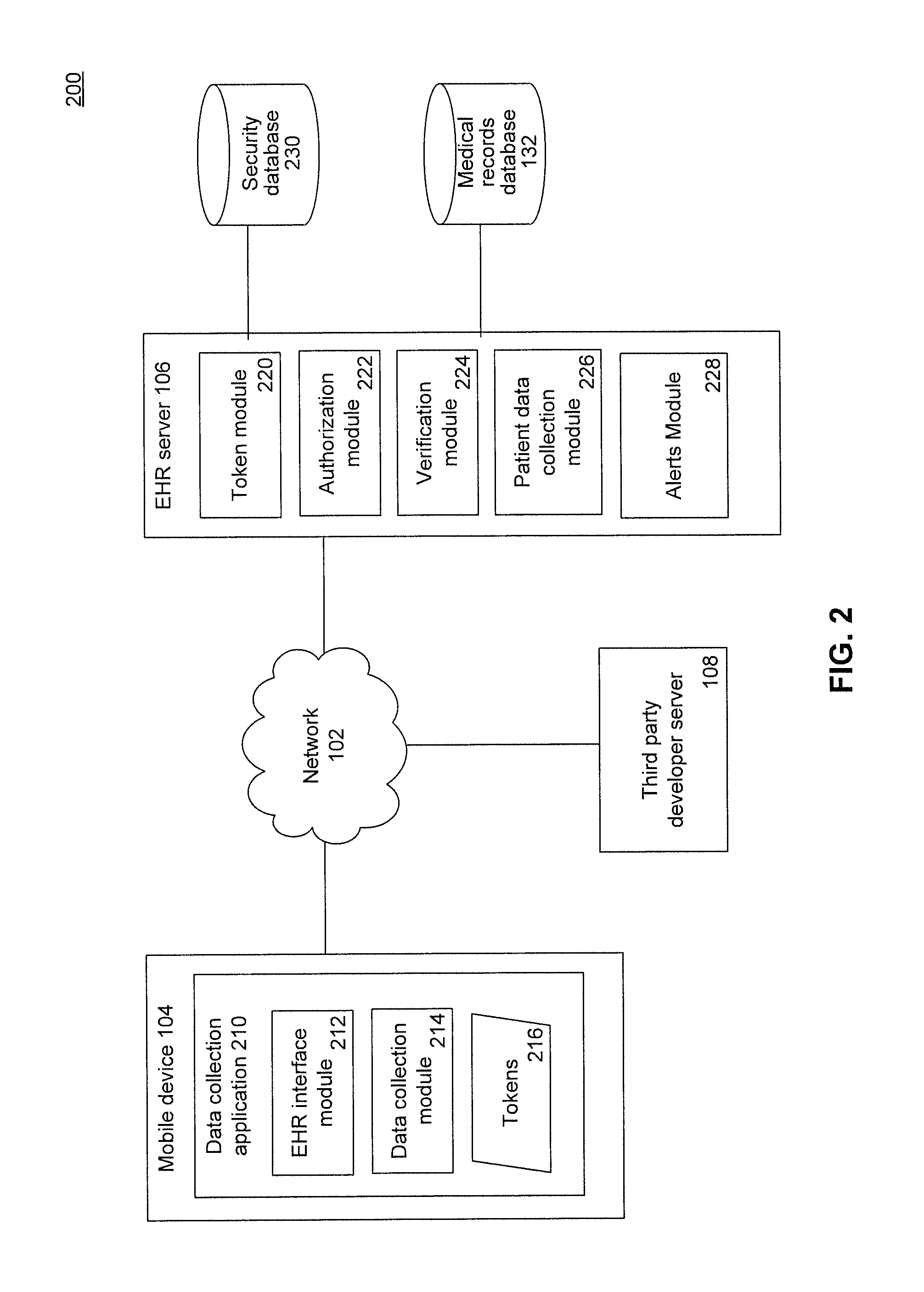 Medical professional application integration into electronic health record system