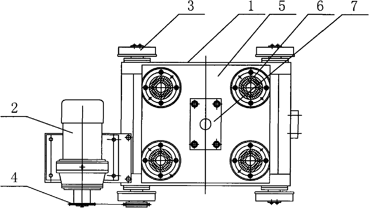 Feeding trolley of electric machine stator winding paint-dipping system