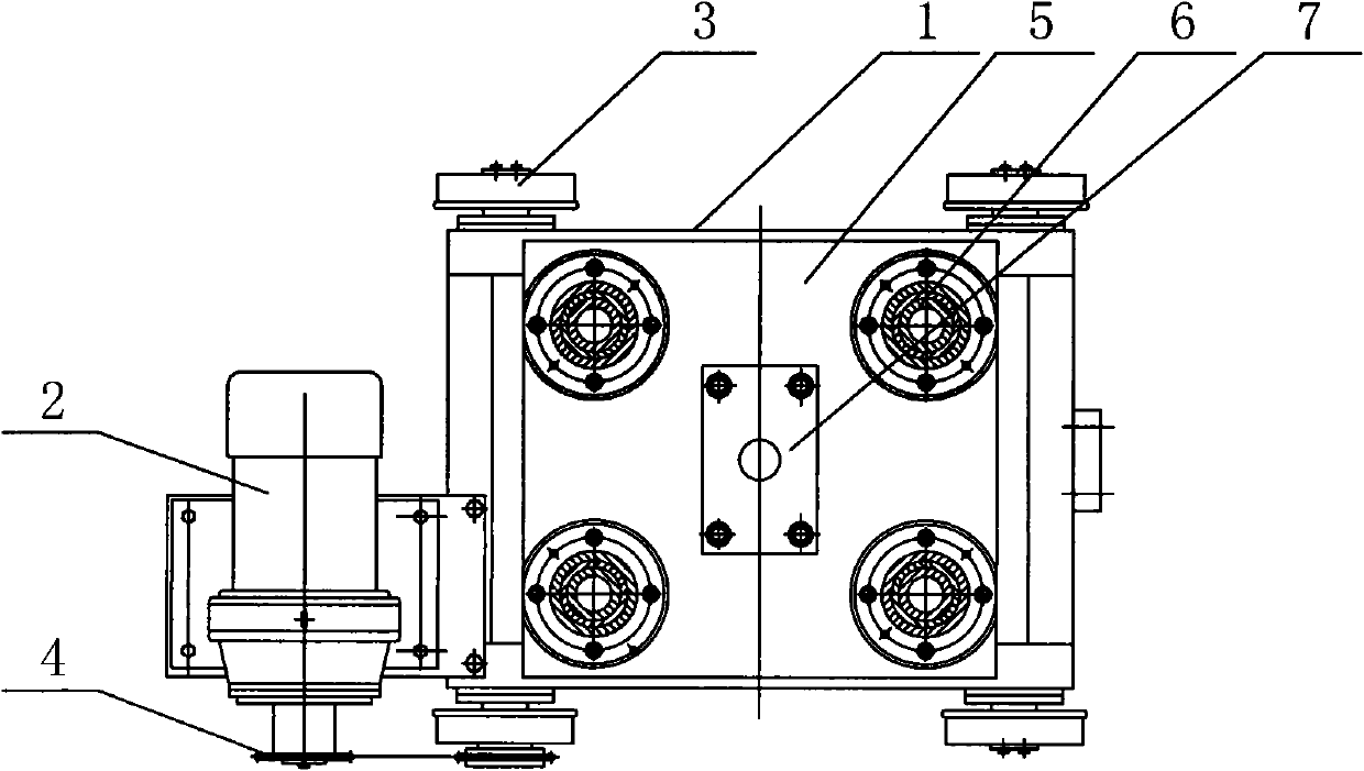 Feeding trolley of electric machine stator winding paint-dipping system