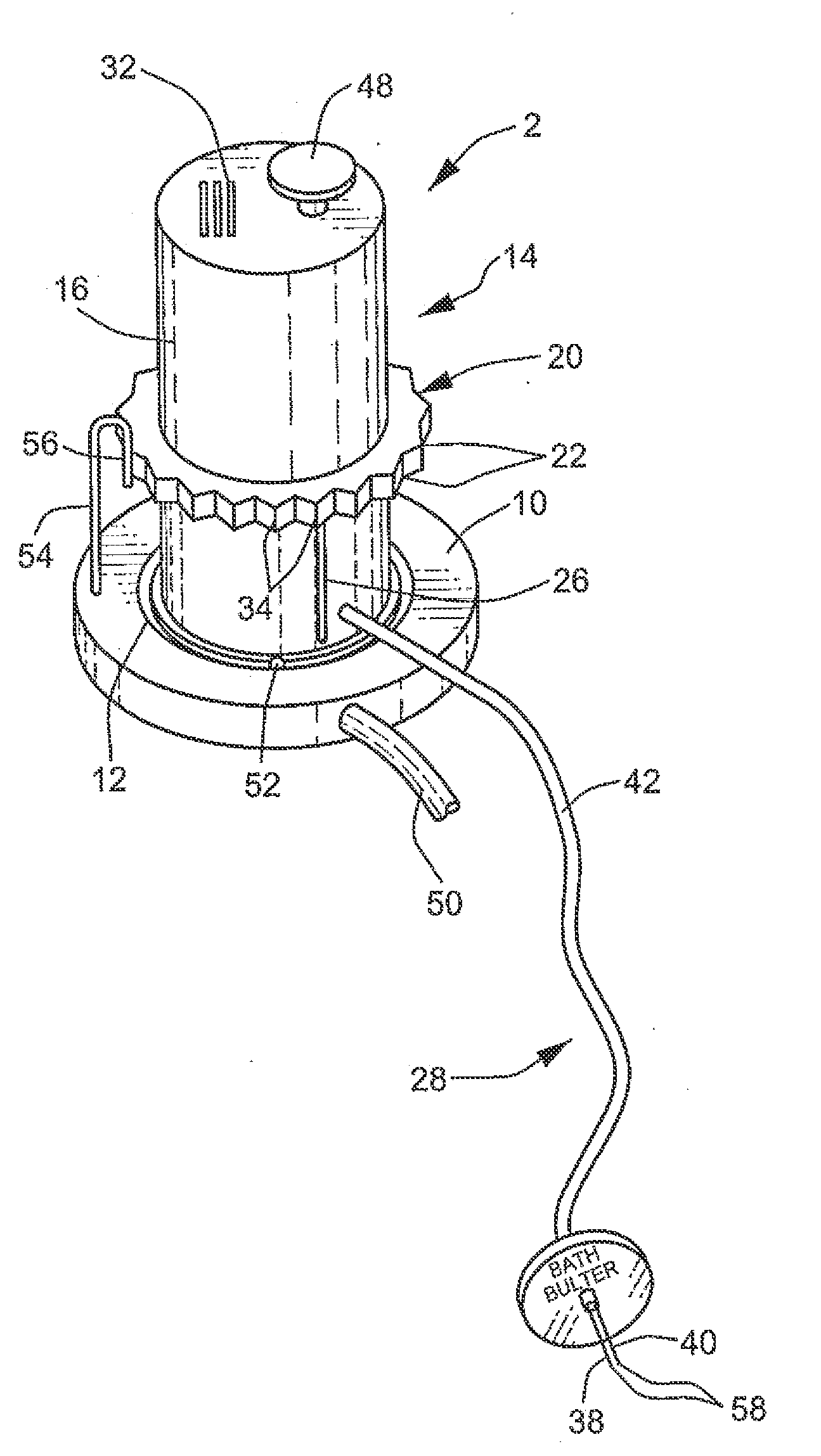 Adjustable sensor for sensing a level of liquid