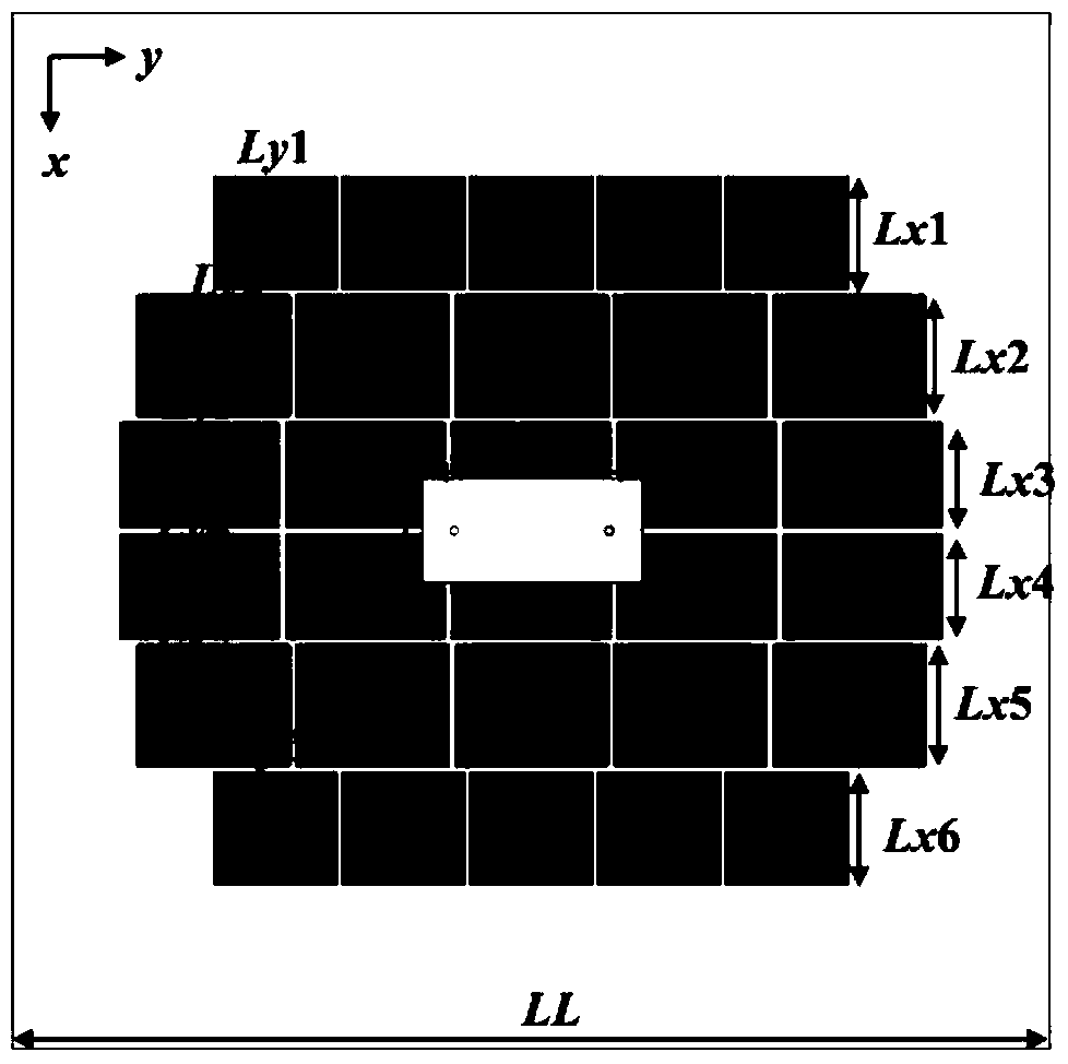 High Efficiency Microstrip Antenna Based on Aperiodic Artificial Magnetic Conductor Structure