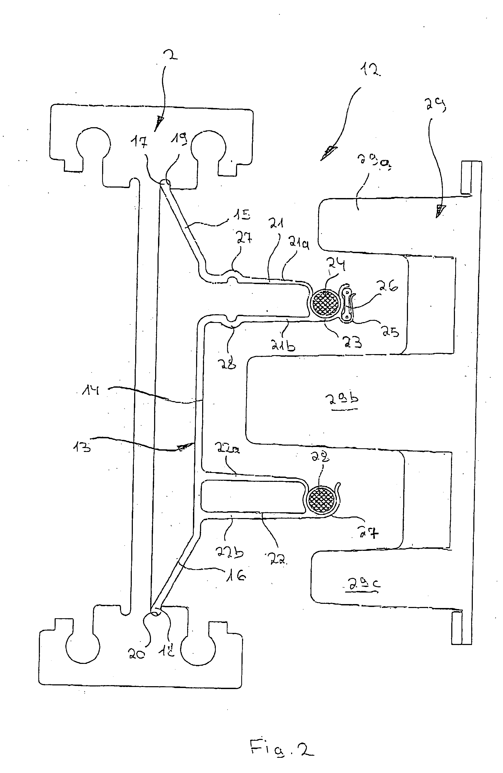 Device for the contactless transfer of electrical energy