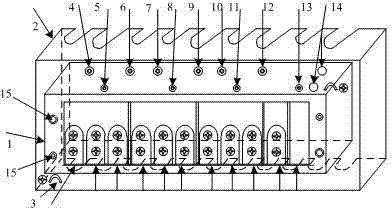 Three-phase plug-in type electric energy meter mounting seat and use method