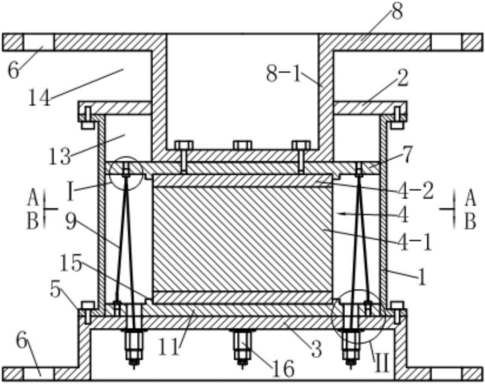 Rubber damper capable of adjusting initial stiffness