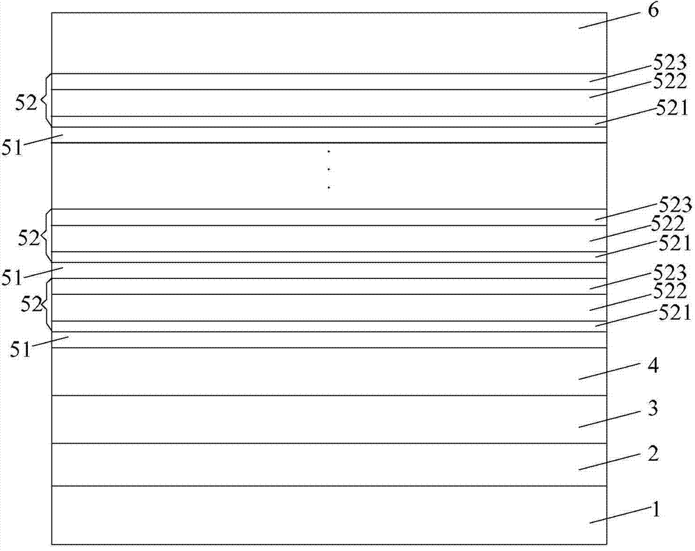 GaN-based light-emitting diode epitaxial wafer and manufacturing method thereof