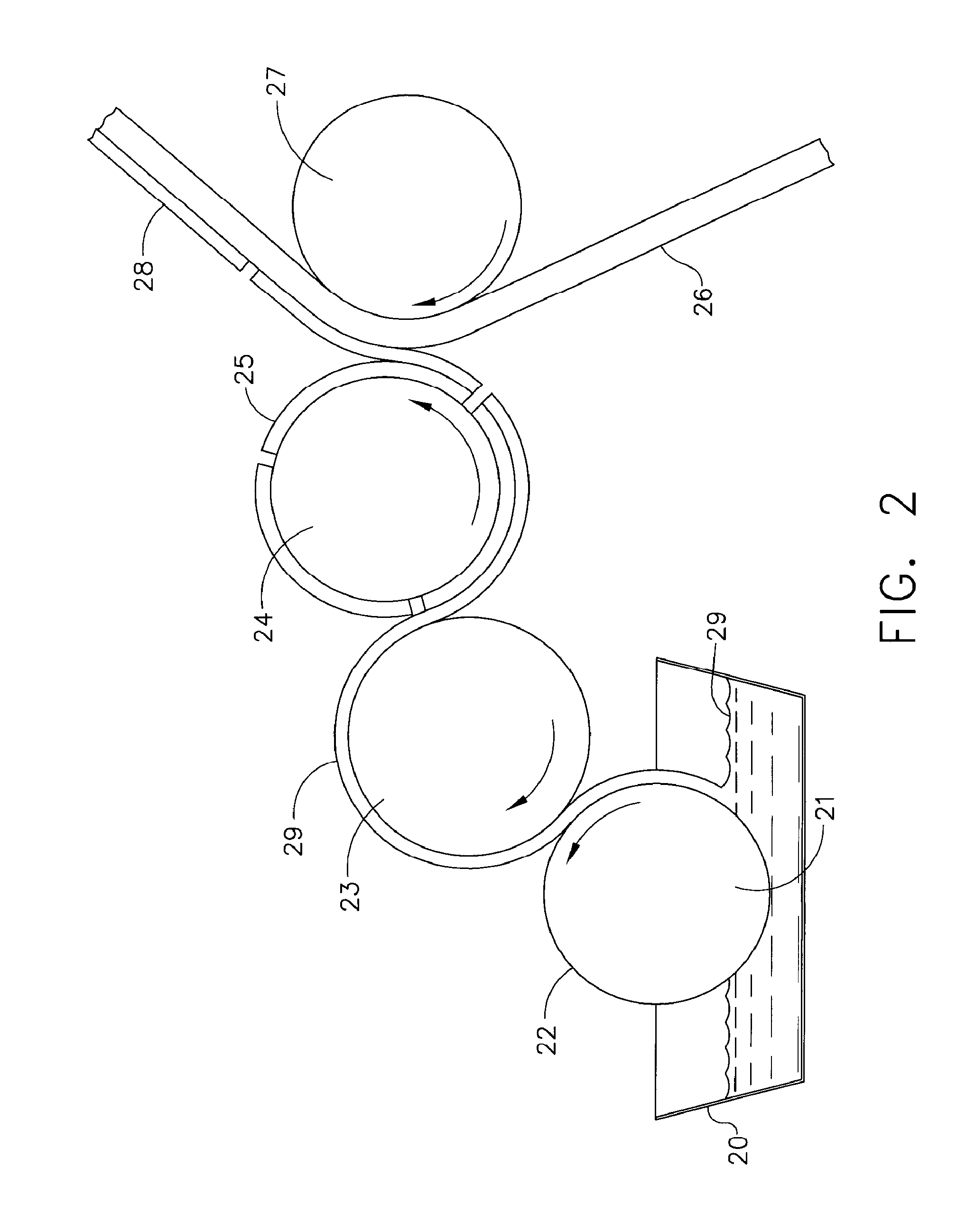 Label printing cylinder and process