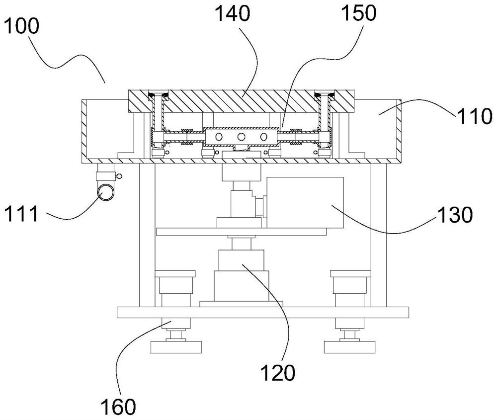 Polishing device for sapphire glass processing