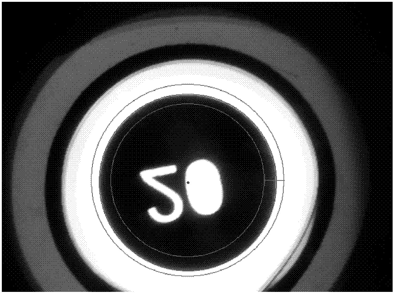 Optical system for detecting vertical surface and outline of coin on line