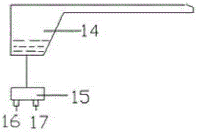 Household garbage co-processing system of cement kiln furnace