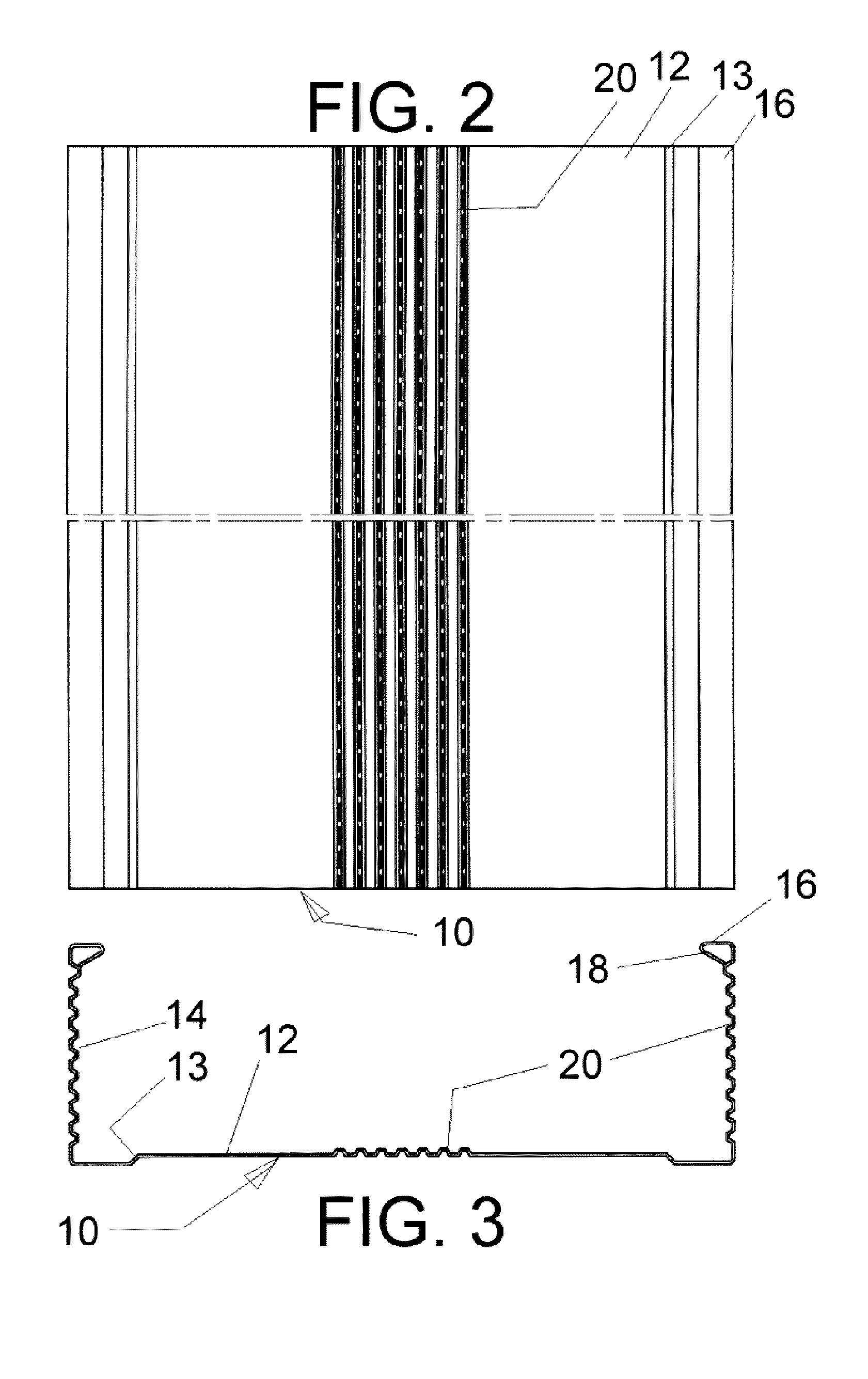 Non load-bearing metal wall stud having increased strength