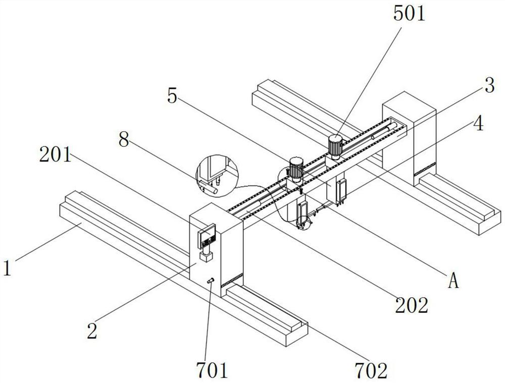 Numerical control flame cutting machine based on automatic control